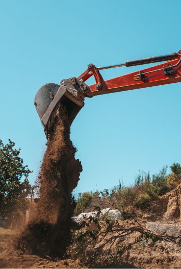 Alan, owner of Superior Land Clearing & Dirtworks, at a job site