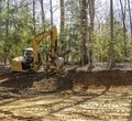 Land clearing and grading equipment serving Greenville County, South Carolina