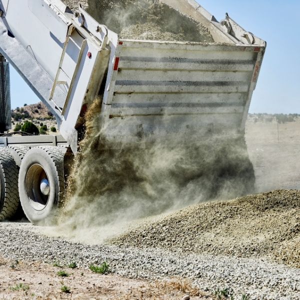 Gravel driveway installation in South Carolina